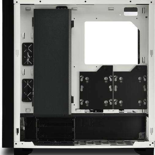 Sharkoon Elite Shark CA300H Gaming Midi Tower Κουτί Υπολογιστή με Πλαϊνό Παράθυρο και RGB Φωτισμό Λευκό