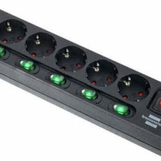 Brennenstuhl Πολύπριζο 6 Θέσεων με Διακόπτη και Καλώδιο 2m