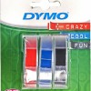 Dymo Ταινία Ετικετογράφου 3m x 9mm Πολύχρωμη 3τμχ