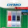 Dymo Ταινία Ετικετογράφου 3m x 9mm Πολύχρωμη 3τμχ