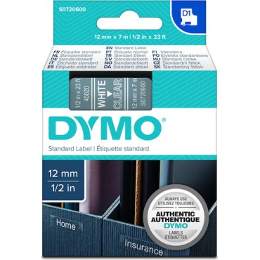 Dymo 45020 Ταινία Ετικετογράφου σε Λευκό Χρώμα