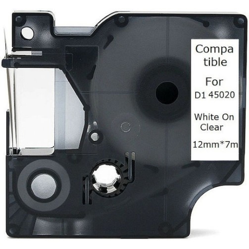 Dymo 45020 Ταινία Ετικετογράφου σε Λευκό Χρώμα