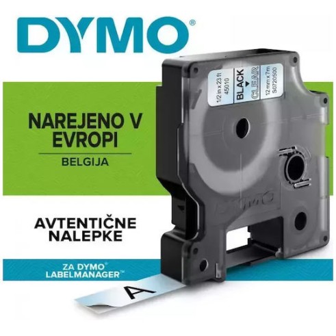 Dymo 45020 Ταινία Ετικετογράφου σε Λευκό Χρώμα