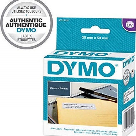 Dymo 11352 550 Αυτοκόλλητες Ετικέτες σε Ρολό για Εκτυπωτή Ετικετών 54x25mm
