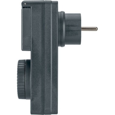 Brennenstuhl Μηχανικός Χρονοδιακόπτης Πρίζας Ημερήσιος Εξωτερικού Χώρου IP44 Μαύρος