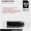 Sandisk Ultra 512GB USB 3.0 Stick Μαύρο