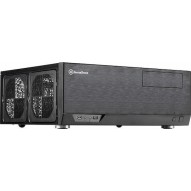 Silverstone GD09B-C Home Theater Κουτί Υπολογιστή Μαύρο