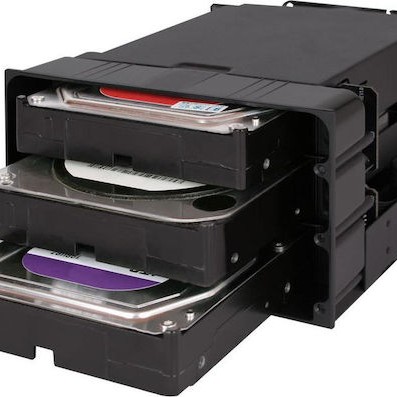 Icy Dock Flexidock Θήκη για 3 Σκληρούς Δίσκους 3.5