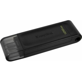 Kingston DataTraveler 70 128GB USB 3.2 Stick με σύνδεση USB-C Μαύρο