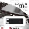 Kingston DataTraveler 70 128GB USB 3.2 Stick με σύνδεση USB-C Μαύρο