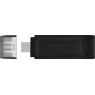 Kingston DataTraveler 70 64GB USB 3.2 Stick με σύνδεση USB-C Μαύρο