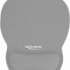 DeLock 12698 Mouse Pad 245mm με Στήριγμα καρπού Γκρι