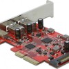 DeLock Κάρτα PCIe σε 3 θύρες USB 3.2