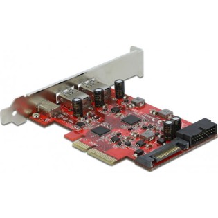 DeLock Κάρτα PCIe σε 3 θύρες USB 3.2