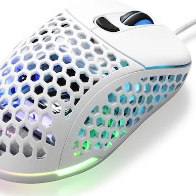 Sharkoon Light² 200 RGB Gaming Ποντίκι 16000 DPI Λευκό