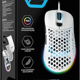 Sharkoon Light² 200 RGB Gaming Ποντίκι 16000 DPI Λευκό