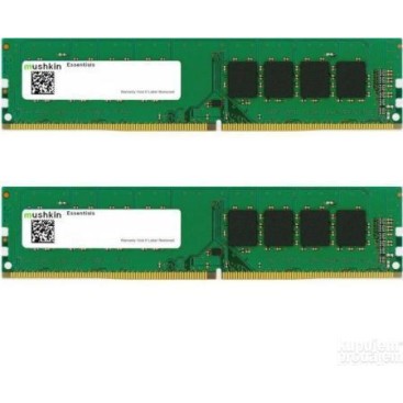 Mushkin Essentials DDR4 16GB RAM με 2x8GB Modules και Ταχύτητα 3200 για Desktop