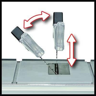 Einhell TC-TS 2225 U Δισκοπρίονο Πάγκου με Ισχύ 1800W & Ταχύτητα Κοπής 4250rpm