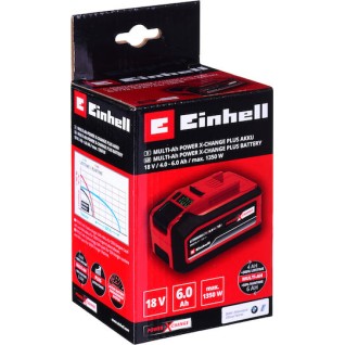 Einhell Μπαταρία Εργαλείου Λιθίου 18V με Χωρητικότητα 6Ah Power X-Change