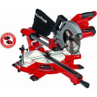 Einhell TE-SM 36/210 Li - Solo Φαλτσοπρίονο Μπαταρίας Συρόμενο με Δίσκο Κοπής Διαμέτρου 210mm, Οδηγό Laser & Ταχύτητα Κοπής 3800rpm (χωρίς Μπαταρία και Φορτιστή)