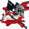 Einhell TE-SM 36/210 Li - Solo Φαλτσοπρίονο Μπαταρίας Συρόμενο με Δίσκο Κοπής Διαμέτρου 210mm, Οδηγό Laser & Ταχύτητα Κοπής 3800rpm (χωρίς Μπαταρία και Φορτιστή)