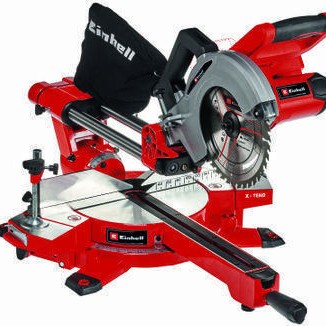 Einhell TE-SM 36/210 Li - Solo Φαλτσοπρίονο Μπαταρίας Συρόμενο με Δίσκο Κοπής Διαμέτρου 210mm, Οδηγό Laser & Ταχύτητα Κοπής 3800rpm (χωρίς Μπαταρία και Φορτιστή)
