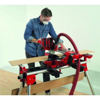 Einhell TE-SM 36/210 Li - Solo Φαλτσοπρίονο Μπαταρίας Συρόμενο με Δίσκο Κοπής Διαμέτρου 210mm, Οδηγό Laser & Ταχύτητα Κοπής 3800rpm (χωρίς Μπαταρία και Φορτιστή)