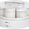 Clatronic JM 3344 Γιαουρτομηχανή με Βαζάκια 1.1lt Λευκή 14W