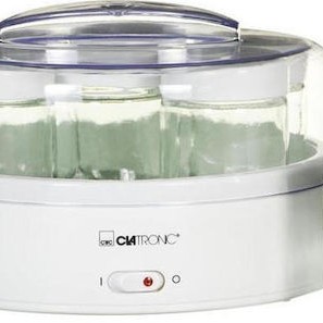 Clatronic JM 3344 Γιαουρτομηχανή με Βαζάκια 1.1lt Λευκή 14W