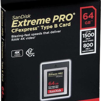 Sandisk Extreme Pro CFexpress 64GB