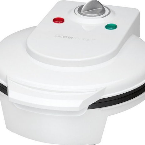 Clatronic WA 3491 Βαφλιέρα σε Σχήμα Λουλούδι 1200W White