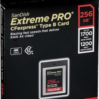 Sandisk Extreme Pro CFexpress 256GB Class 10 UHS-II με αντάπτορα