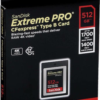Sandisk Extreme Pro CFexpress 512GB