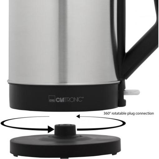 Clatronic WKS 3692 Βραστήρας 1.5lt 2200W Μαύρος