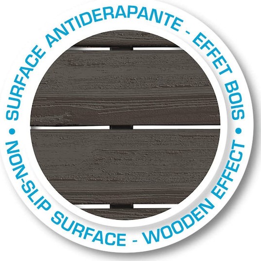 Smoby Αξεσουάρ Παιδικής Χαράς Σετ 6 Πλάκες 45x45εκ. Καφέ