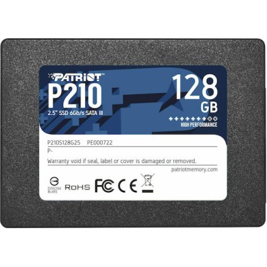 Patriot P210 SSD 128GB 2.5'' SATA III