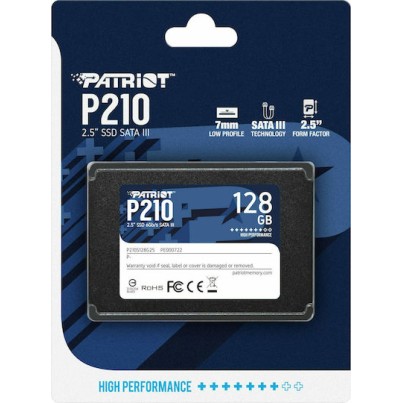 Patriot P210 SSD 128GB 2.5'' SATA III