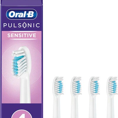 Oral-B Pulsonic Sensitive Ανταλλακτικές Κεφαλές για Ηλεκτρική Οδοντόβουρτσα Value Pack 299158 4τμχ