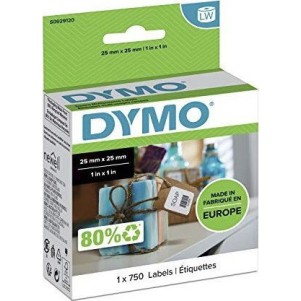 Dymo 750 Αυτοκόλλητες Ετικέτες σε Ρολό για Εκτυπωτή Ετικετών 25x25mm