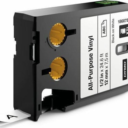 Dymo Ταινία Ετικετογράφου 7m x 12mm σε Λευκό Χρώμα