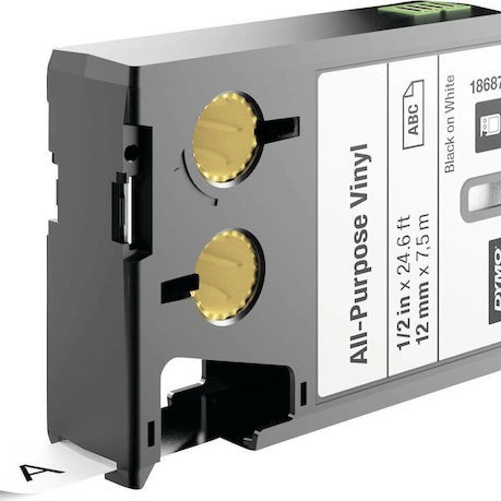Dymo Ταινία Ετικετογράφου 7m x 12mm σε Λευκό Χρώμα
