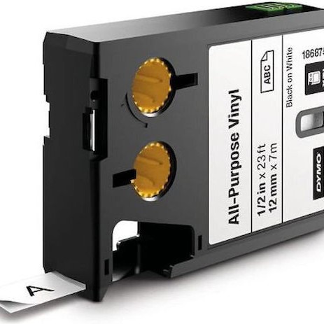 Dymo Ταινία Ετικετογράφου 7m x 12mm σε Λευκό Χρώμα