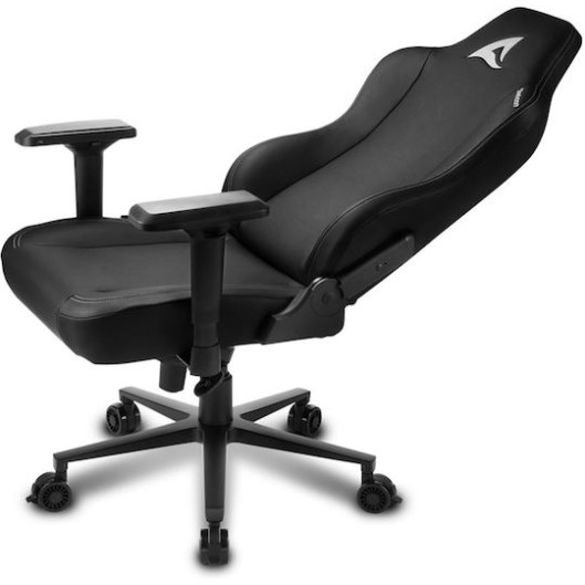 Sharkoon Skiller SGS40 Sytnhetic Leather Καρέκλα Gaming Δερματίνης με Ρυθμιζόμενα Μπράτσα Μαύρη