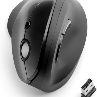 Kensington Pro Fit Ergo Vertical Ασύρματο Εργονομικό Ποντίκι Μαύρο