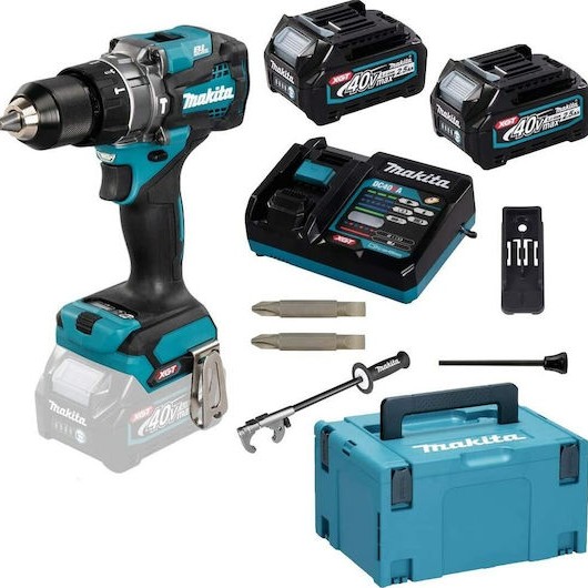 Makita XGT Κρουστικό Δραπανοκατσάβιδο Μπαταρίας 40V 2x2.5Ah