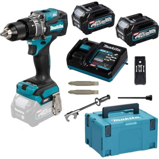 Makita XGT Κρουστικό Δραπανοκατσάβιδο Μπαταρίας 40V 2x2.5Ah