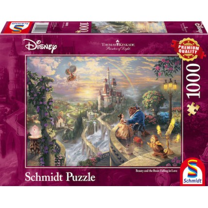 Kinkade: Disney: The Beautiful and The Beast Puzzle 2D 1000pcs