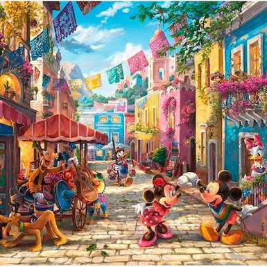 Schmidt Spiele Disney Mickey & Minnie In Mexico 6000 57397 Puzzle 6000 Pieces