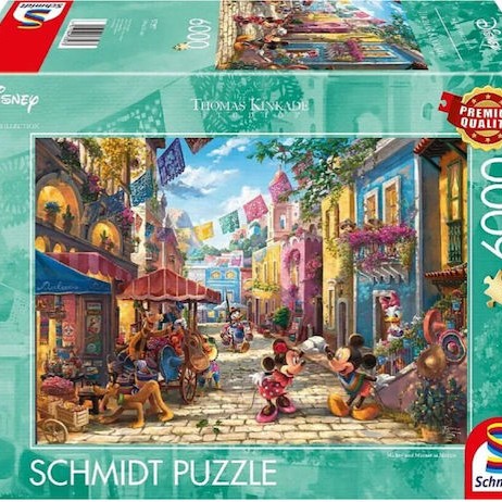 Schmidt Spiele Disney Mickey & Minnie In Mexico 6000 57397 Puzzle 6000 Pieces