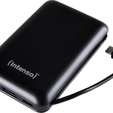 Intenso XC10000 Power Bank 10000mAh με Θύρα USB-A και Θύρα USB-C Μαύρο